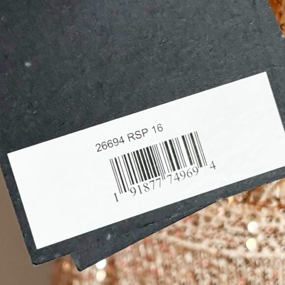 Mac Duggal Sequin One Shoulder Gown NWT 16 Rose Gold Formal Dress 26694 - Picture 7 of 10